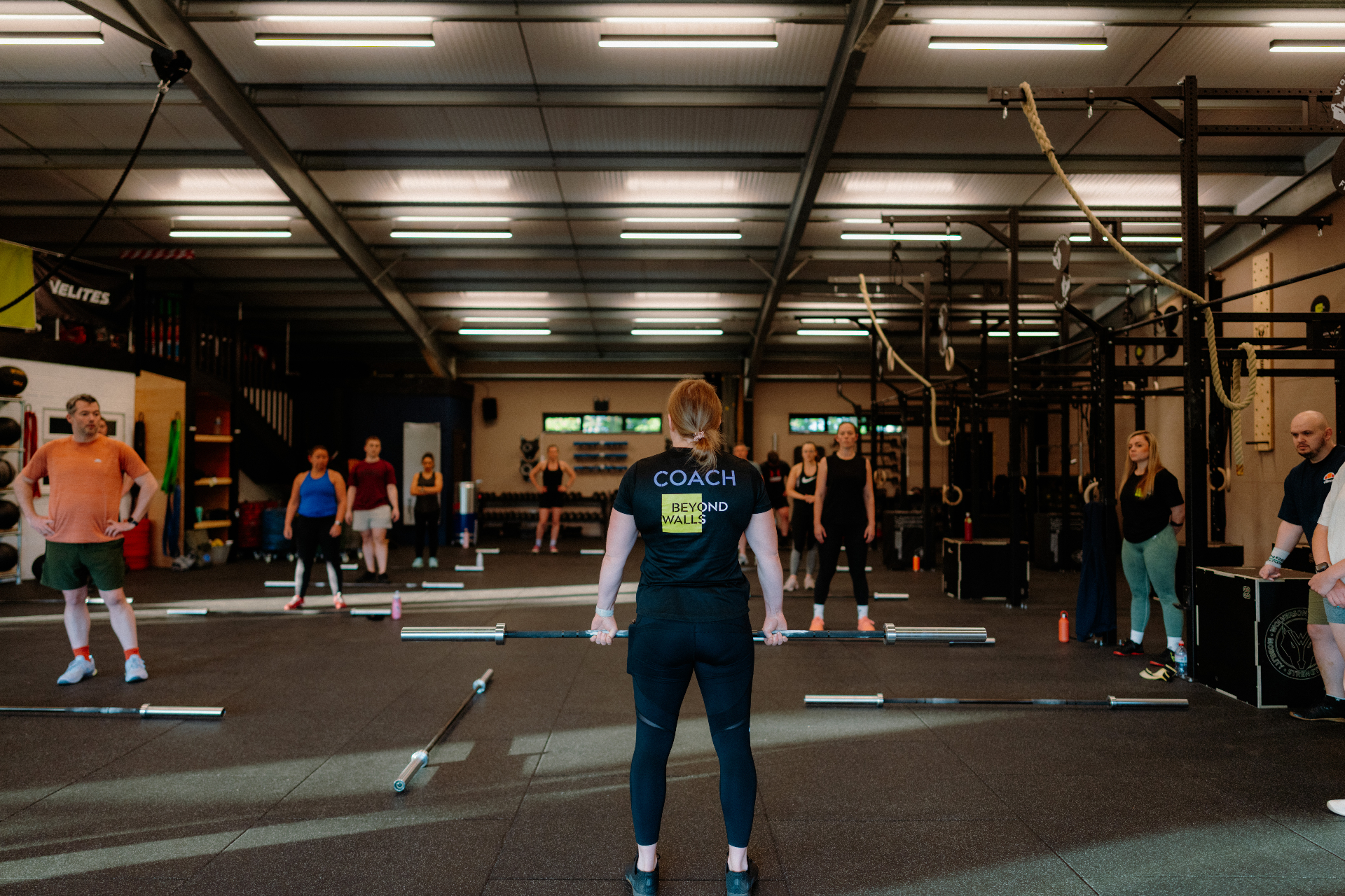 Training environment, indoor space, outdoor setting, natural surroundings, equipment