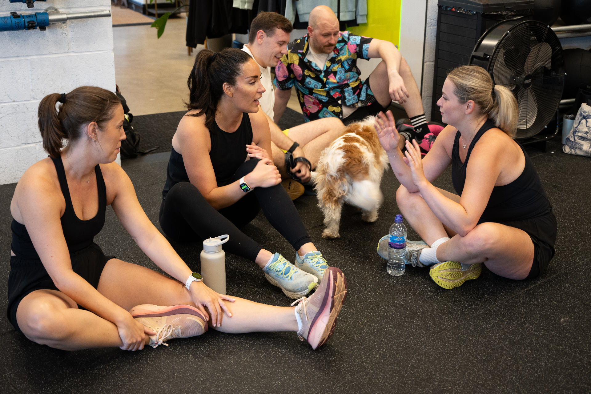 Members smiling, training together, supporting each other, warm community